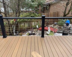 Cable railing and Enclosure pics 12