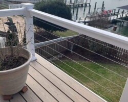 Cable railing and Enclosure pics 5